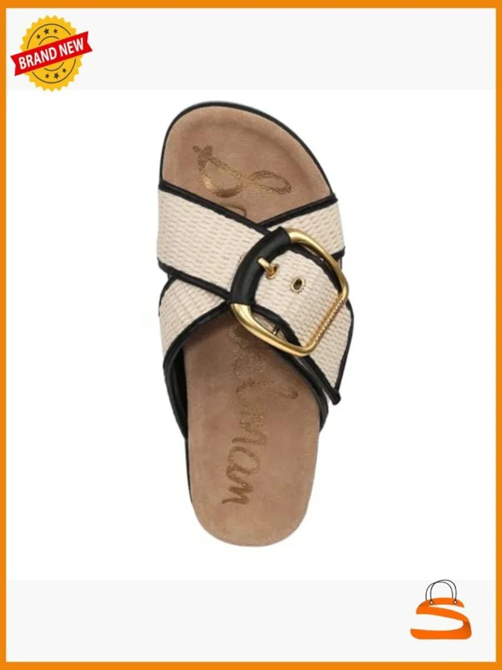Slide Sandals with Open Toe and Slip-On Closure
